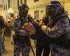 Wednesday 21 September 2022 10:02 PM Russian anti-war protestors dragged away by officers in blacked-out helmets ... trends now