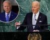 Wednesday 21 September 2022 09:44 PM Biden says he IS committed to a One China policy in UN address trends now
