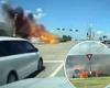 Wednesday 21 September 2022 05:41 PM Dashcam captures shocking moment tractor-trailer explodes after colliding with ... trends now