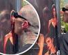 Saturday 24 September 2022 05:59 PM Travis Barker plants a kiss on wife Kourtney Kardashian's image on a public ... trends now