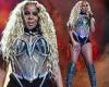 Monday 26 September 2022 03:08 AM Mary J. Blige dazzles in a rhinestone corset as she performs on stage for Good ... trends now