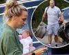 Wednesday 28 September 2022 10:56 AM Chloe Madeley cradles her baby daughter Bodhi as she heads out with her husband ... trends now