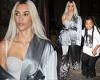 Wednesday 28 September 2022 02:32 AM Kim Kardashian pulls off stylish satin pajamas as she steps out with her ... trends now