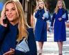 Wednesday 28 September 2022 05:23 PM Reese Witherspoon is stylishly chic in a blue coat as she films night scenes ... trends now