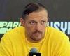 sport news Usyk brands Tyson Fury a 'LUNATIC' for demanding £500m to fight as he confirms ... trends now