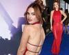Thursday 29 September 2022 08:50 PM Lily James is the epitome of chic in a red gown at the star-studded BFI ... trends now
