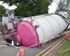 Sunday 2 October 2022 12:45 PM Water tanker falls into huge 20ft sinkhole as it was pumping out gallons of ... trends now