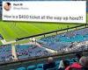 sport news NRL grand final: Fans fume at $400 single ticket for Penrith v Parramatta trends now