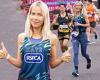 Sunday 2 October 2022 02:24 PM Kate Lawler shows off her incredible figure in skin-tight leggings as she runs ... trends now