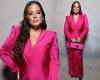 Monday 3 October 2022 09:18 PM Ashley Graham looks glamorous in a pink satin gown at the Lanvin show during ... trends now