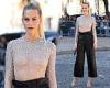 Tuesday 4 October 2022 04:48 PM Poppy Delevingne cuts a glamorous figure at the Miu Miu Paris Fashion Week show trends now