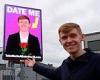 Tuesday 4 October 2022 10:39 AM Single man who has never had a girlfriend buys billboard advert in bid to find ... trends now