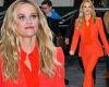 Wednesday 5 October 2022 01:57 AM Reese Witherspoon rocks a red pantsuit ahead of taping an episode of The Today ... trends now