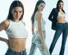 Thursday 6 October 2022 09:01 PM Kendall Jenner showcases ripped abs and model legs in crop top and jeans for ... trends now