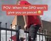 Thursday 6 October 2022 11:52 PM Shocking moment DPD driver is forced to haul himself over fence after being ... trends now