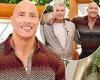 Friday 7 October 2022 04:31 AM Dwayne Johnson flashes a wide smile as he is joined by Pierce Brosnan and their ... trends now