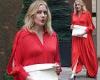 Friday 7 October 2022 09:55 PM Greta Gerwig looks effortlessly chic in a stylish floaty red dress trends now