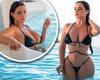 Friday 7 October 2022 01:13 AM Demi Rose shows off her incredible figure in a TINY black bikini in Santorini trends now