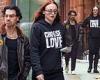 Friday 14 October 2022 07:40 PM Sophie Turner wears 'Choose Love' hoodie and knee-high leather boots with ... trends now