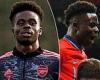 sport news Bukayo Saka returns to Arsenal training to allay fears he could miss the World ... trends now