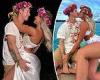 Wednesday 2 November 2022 01:43 AM Bikini designer Karina Irby marries her boyfriend Ryan in a skimpy swimsuit on ... trends now