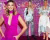 Wednesday 2 November 2022 04:34 AM Delta Goodrem looks fabulous in a plunging fuchsia gown and matching bow at ... trends now