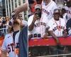 sport news Beer-chugging Astros players are toasted by '1million' paradegoers after second ... trends now