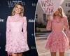 Thursday 10 November 2022 12:41 AM Elle Ferguson recycles her $1,400 Alex Perry pink lace dress at the Women of ... trends now