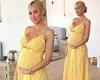 Friday 11 November 2022 11:20 PM Heather Rae El Moussa stuns in a plunging yellow dress ahead of her baby ... trends now