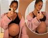 Tuesday 15 November 2022 10:53 AM Pregnant Chrissy Teigen shows off her blossoming baby bump trends now