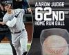 sport news Yankees' Aaron Judge's 62nd HR ball is heading to auction after fan who caught ... trends now