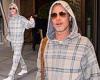 Thursday 17 November 2022 07:08 PM Brad Pitt, 58, dons a rather youthful look in plaid sweat suit... after date ... trends now