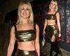 Saturday 19 November 2022 01:26 AM Sarah Jayne Dunn showcases her toned midriff in tiny gold crop top and ... trends now