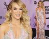 Monday 21 November 2022 01:17 AM Carrie Underwood shows off fit legs in pink gown on red carpet at the American ... trends now