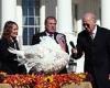 Monday 21 November 2022 04:53 PM Biden pardons Thanksgiving turkeys Chocolate and Chip, while mocking Republicans trends now