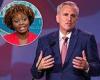 Tuesday 22 November 2022 07:08 PM Karine Jean-Pierre calls GOP leader Kevin McCarthy's border trip a 'political ... trends now