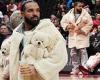 Thursday 24 November 2022 09:23 AM Drake shows off his quirky sense of style in kooky coat adorned with teddy ... trends now