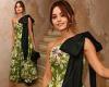 Friday 25 November 2022 01:17 AM Jenna Coleman dons a green one-shoulder dress with white floral print trends now