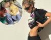 Saturday 26 November 2022 08:11 AM Elsa Hosk flaunts chiseled abs in quirky Hello Kitty tee before walk with baby ... trends now