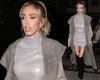 Saturday 26 November 2022 01:35 AM Petra Ecclestone steps out for dinner in a metallic silver mini dress trends now