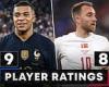 sport news World Cup Player Ratings: Mbappe and Eriksen shine as France beat Denmark while ... trends now