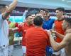 sport news Morocco's heroes wildly celebrate in the changing rooms just their THIRD EVER ... trends now