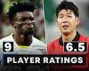 sport news PLAYER RATINGS: Mohamed Kudus and Jordan Ayew SHINE but Heung-Min Son fails to ... trends now