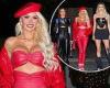 Monday 28 November 2022 09:14 AM Va-va-voom! Chloe Sims puts on a busty display in a racy red crop top and ... trends now