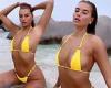 Arabella Chi sends temperatures soaring in a TINY yellow bikini as she shares a ... trends now