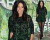 Davina McCall puts on a leggy display in a sequinned green playsuit trends now
