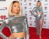Paris Hilton puts on a dazzling display in a sparkling two piece at KISS FM's  ... trends now