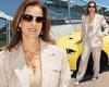 Rachel Griffiths turns heads in a sleek beige at the Adelaide 500 trends now