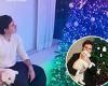 Brooklyn Beckham shows off his Christmas tree and festive rainbow fairy lights trends now