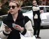 Emma Roberts wraps up in fleece as she enjoys some solo Christmas shopping trends now